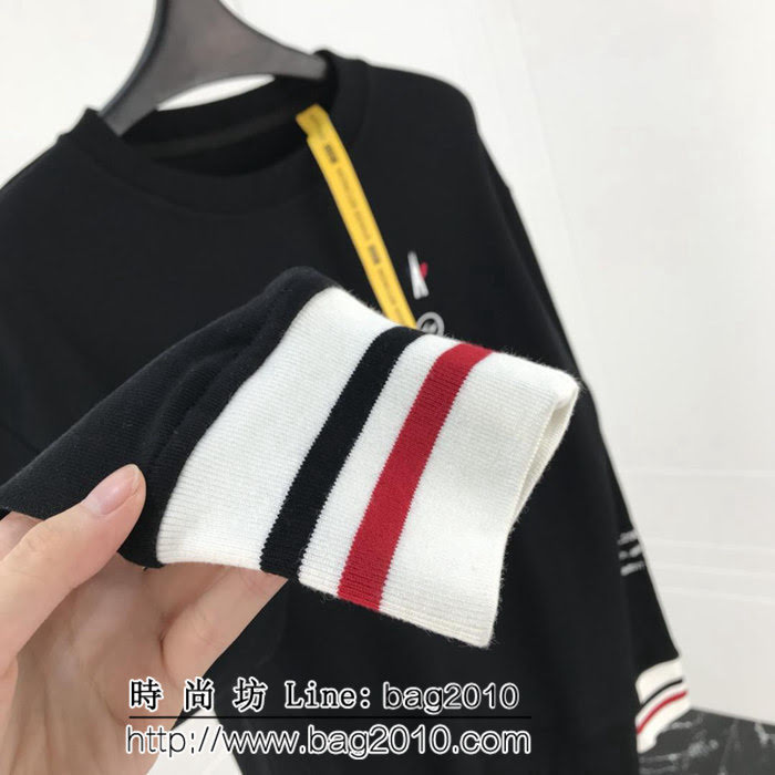 MONCLER蒙口 X 藤原浩聯名款 兩大品牌LOGO圖案刺繡設計 百搭款衛衣 情侶款 ydi1826